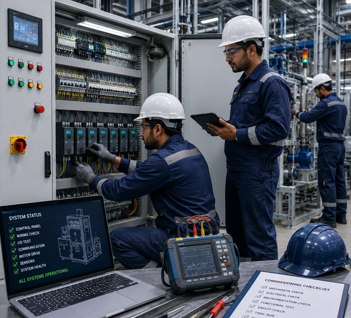 Field installation and commissioning
